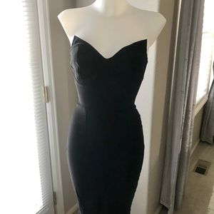 Strapless Black Dress